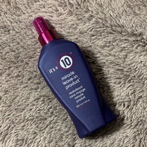 It's a 10 Miracle Leave-In Product (detangles, nourishes, adds shine, protects)
